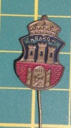 Stara spinka znaczek Herb Kraków Wawel 