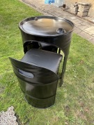 Stolik ogrodowy z beczki 