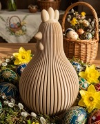 Duża Kura Wielkanocna 3D Druk 18cm