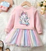 Piękna Nowa sukienka 2w1 bluza z spódniczk