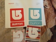 Burton Nidecker Never Summer zestaw wlepek