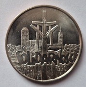 100000 zł 1990r. SOLIDARNOŚĆ - SREBRO Typ A