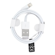 Kabel do iPhone  USB - A do Lightning 1 metr biały - bulk