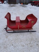 Sanie sanki saneczki zima ferie przedszkole kucyk sanna kulig