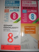 Egzamin ósmoklasisty język polski ARKUSZE, REPETYTORIA ZESTAW X 4