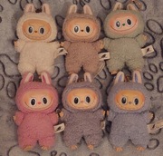 Labubu Exciting Macaron komplet 6 sztuk różne kolory