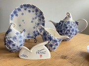 Franz Collection serwis porcelanowy niebieska Hortensja