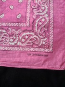 Bandana, intensywny, ciemny róż, bawełna