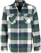 Vans Flanelowa 158/164 Koszula z długim rękawem zielona niebieska bawełna14