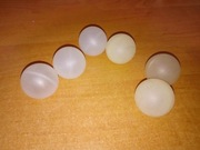 Piłka plastikowa matowa 3,5cm kulki piłeczki ozdoba zabawka 12szt