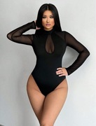 Body czarne XL długi rękaw NOWE