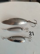 Blystki spinningowe zestaw - 3 szt