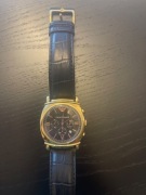 Zegarek męski Emporio Armani - oryginalny, sprawny, skórzany pasek