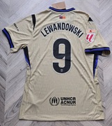 koszulka FC BARCELONA x KOBE wyjazdowa 25/26 LEWANDOWSKI 9 meczowa L slim!
