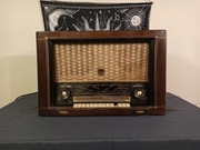 Duże radio lampowe PHILIPS Capella 753 4E 3D 1955r