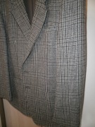 C&A CANDA 70%WEŁNA KLUBOWA W KRATKĘ NAKŁADANE KIESZENIE VINTAGE CLOTH 50 L