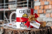 Smieszny prezent dla budowlanca kubek dla majstra murarza taty 