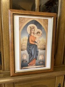 Obrazek w ramce z Maryja 