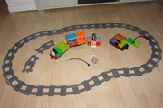 lego duplo tory pociąg percy piotrek klocki