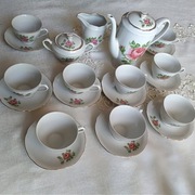 Zestaw starej porcelany Ćmielów do kawy