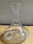 Szklany dekanter do wina / karafka – przezroczyste szkło, wys. ok. 21 cm