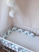 Ochraniacz warkocz do łóżeczka na szczebelki 