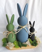 Zajączki dekoracyjne 3 szt 