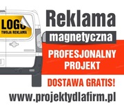 Reklama magnetyczna, reklama na samochód, magnes na auto