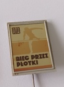 Przypinka  PRL  PZLA bieg przez płotki