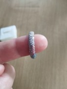 Pierścionek srebro 925 z cyrkoniami