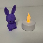 Figurka króliczka – efekt dziergany