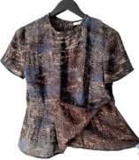 Precis Petite nowa letnia grzeczna bluzka 36 38 S M styl Massimo Dutti