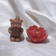 ŚWIECZKA RĘCZNIE ROBIONA IDEALNY PREZENT NA WALENTYNKI, URODZINY, ŚWIĘTA