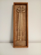 Płaskorzeźba pomnik stoczniowców