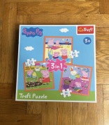 Trefl puzzle świnka peppa 3w1 3+ Peppa Pig