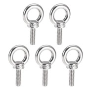 5x Śruba oczkowa M8x30 mm, stal nierdzewna 304 – do zawieszania