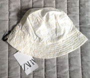 ZARA kapelusz bucket hat | haft szwajcarski | nowy 