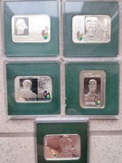 5x 20zł Malarze Polscy Ag  141,4 g