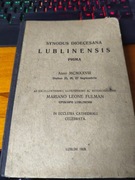 SYNODUS DIOECESANA LUBLINENSIS PRIMA Lublini 1928 LUBLIN