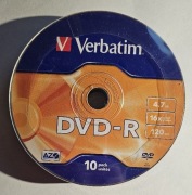 VERBATIM DVD-R 4.7GB 16x 120 min. 10-pack 10szt. AZO