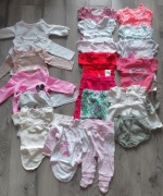 Zestaw ubranek r. 68 dziewczynka stan idealny