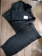 Sweterkowy komplecik golf ze spódnicą 