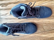 Trapery ocieplone granatowe. Rozmiar 36