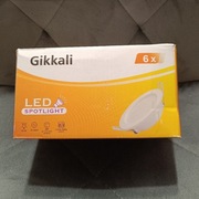 Oprawa oświetleniowa podtynkowa ,biała LED zestaw 6 sztuk