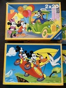 Ravensburger Mystery Trip with Goofy 2x20 puzzle unikat 