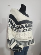 Ciepły sweter firmy Cape Daisy wool blend używany rozmiar XL 42/44