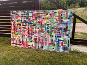 Brak sygnału akryl na płótnie 