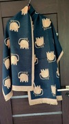 J.s ondo cashmere szalik w słonie nowy ciepły