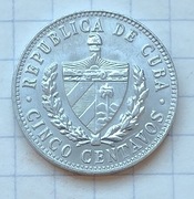 #2134 Kuba 5 centavos 1968 UNC