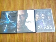 Niezniszczalny Split Glass M.Night Shyamalan 3DVD Trylogia Niezniszczalnego